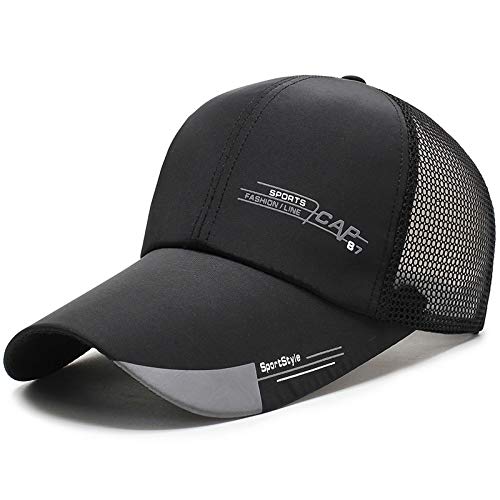 Sombrero versión Coreana Masculina de la Gorra de béisbol de Malla de Marea Gorra de Pesca al Aire Libre Gorra de protección Solar Transpirable para Mujer Gorra de Red para el Sol