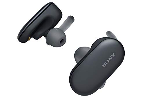 Sony WF-SP900B - Auriculares Deportivos Totalmente inalámbricos (Bluetooth, 4GB, Resistente al Agua y Polvo IP65/IP68, Sensor táctil, 12h de autonomía con Bluetooth y 21 Interna) Negro