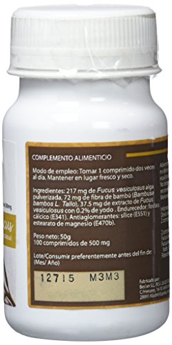 Sotya Fucus, 100 Comprimidos, 500 mg