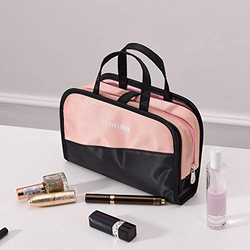 SPAHER Neceser de Viaje Bolsa de Aseo para Mujer y Hombre Maquillaje Cosméticos Organizador Accesorios de Baño Lavar Bolsa de Makeup Almacenamiento Paquete Estuche de Maquillaje Bolsa Impermeable