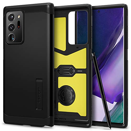 Spigen Funda Tough Armor para Samsung Galaxy Note 20 Ultra (6.9 Pulgadas), Doble Capa y Protección Extrema contra caídas