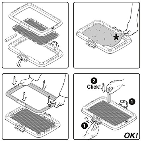 Stefanplast Set de entrenamiento para ir al baño, para perros, 60 x 40 x 4 cm