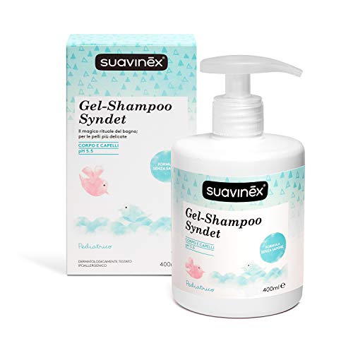 Suavinex - Gel de ducha y champú sin jabón Syndet 7, 400 ml