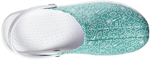 Suecos Oden Print, Zuecos de Trabajo, Unisex Adulto, Multicolor 21, 44 EU