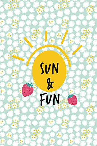 Sun and Fun: Colorful Summer Theme Notebook, 150 blank lined pages for Drawing, Doodling, Sketching or Journaling