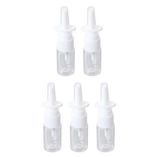 SUPVOX Botella de Spray Nasal Recargable de 5 Piezas pulverizadores de Niebla de plástico atomizadores 10 ml