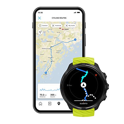 Suunto 9 Reloj deportivo GPS con batería de larga duración y medición del ritmo cardiaco en la muñeca