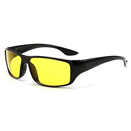 Terraberk Gafas antideslumbrantes para Conductor con visión Nocturna: Lentes mejorados y - Pack: Amarillo