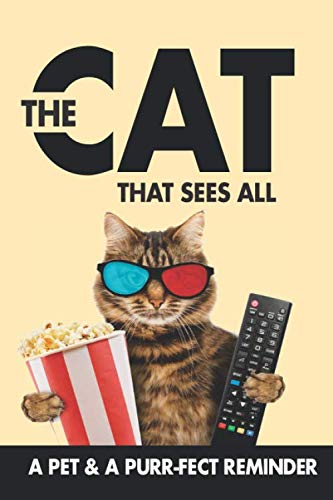 The Cat That Sees All: Password Organizer Logbook With Alphabetical Tabs Disguised Like an Everyday Book - Special Edition for Movie Lovers (Purr-fect Reminder)