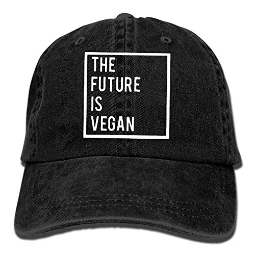 The Future Is Vegan tee Classic Washed Cotton Baseball Cap Hip Hop Adjustable Dad Hat