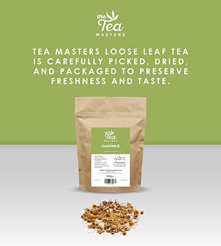 The Tea Masters Hojas Sueltas de Té de Manzanilla 100g