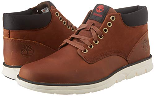 Timberland Bradstreet Leather Sensorflex, Botas Chukka para Hombre, Marrón MD Brown Full Grain, 44.5 EU