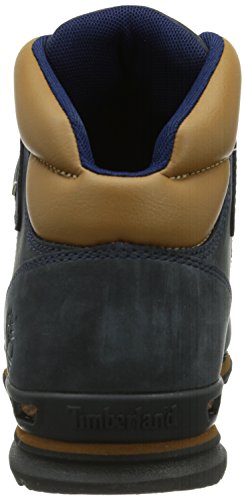 Timberland Euro Rock Hiker, Botas para Hombre, Azul Medium Blue Nubuck, 42 EU