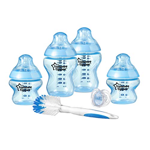 Tommee Tippee Closer To Nature, Set de biberón recién nacido, azul (modelo surtido)