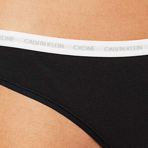 Tommy Hilfiger Thong 2PK Tanga, Negro (Black/Black 001), tamaño Fabricante : X-Small para Mujer