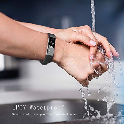 TOOBUR Reloj Inteligente para Mujer Niña Niños, Pulsera Actividad con Cuenta Pasos y Calorias, Podómetro Smartwatch Impermeable IP67 con Monitor de Sueño y Despertador Vibrador