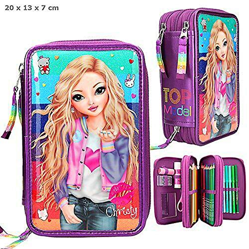 Top Model Estuche Escritura Triple Lleno Curso TOPModel Friends Purpur (0010628), Multicolor (DEPESCHE 1)