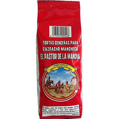 Tortas cenceñas para gazpacho manchego 200 gr. BRUTO 180 gr. peso NETO [PACK 21 BOLSITAS]