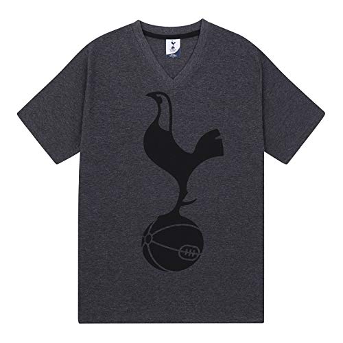 Tottenham Hotspur FC - Pijama Corto para Hombre - Producto Oficial - Gris - Pequeña