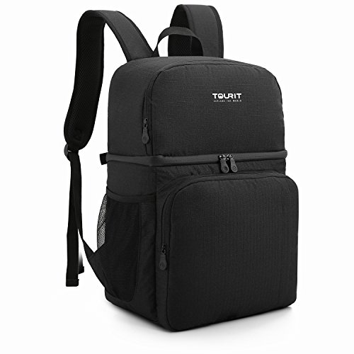 TOURIT - Mochila Nevera Isotermica Mochila Térmica, Mochila Portatil Almuerzo de Doble Capa, Ligera, Impermeable, para Hombres, Mujeres, Trabajo, Picnic, Camping, Senderismo 28 L