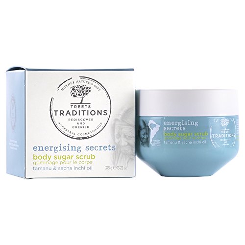 TREETS ENERGISING Secrets Exfoliante Corporal 375ML Unisex Adulto, Negro, Único