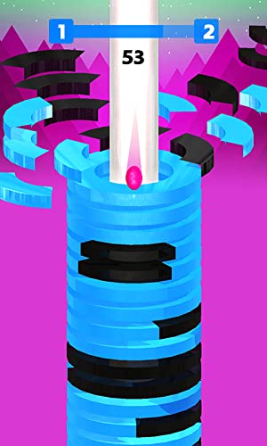 Twisting Stack Fall - Bouncing Ball Blast 3D