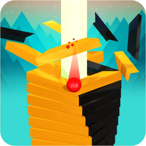 Twisting Stack Fall - Bouncing Ball Blast 3D