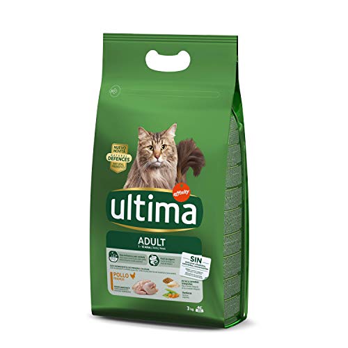 Ultima Pienso para Gatos Adulto con Pollo - 3 kg