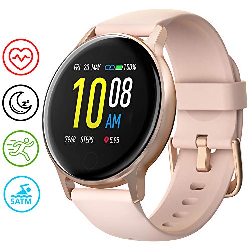 UMIDIGI Reloj Inteligente con Esfera Personalizada, Smartwatch para Hombres y Mujer con Monitor de Frecuencia Cardíaca, Resistente Al Agua hasta 5ATM, 14 Modos Deportivos