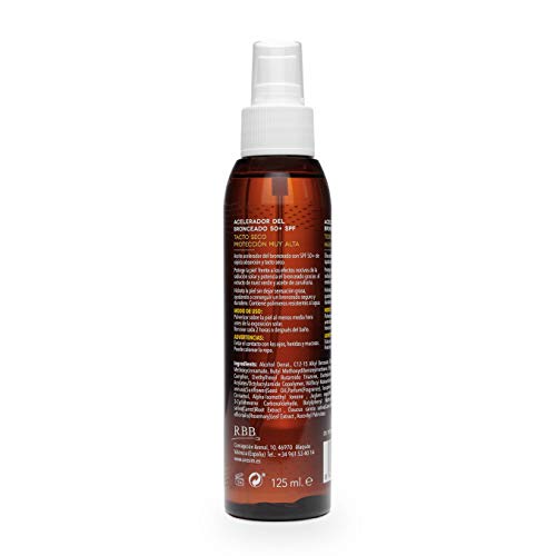 Uresim - Acelerador del bronceado SPF50+, 125 ml