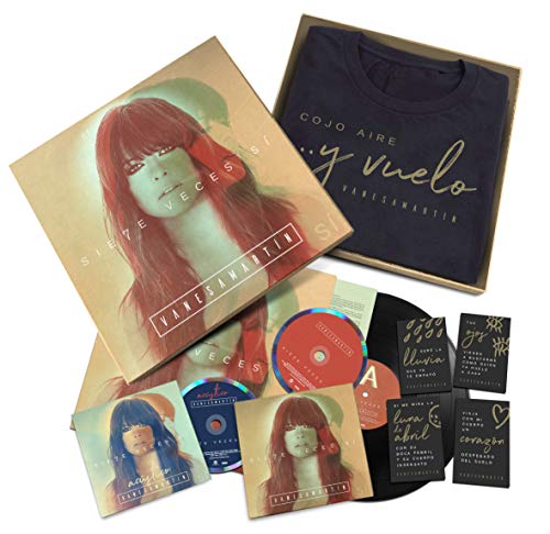 Vanesa Martín - Siete Veces Sí (Caja Deluxe Firmada: Cd Digipack + Cd En Acústico Con 5 Temas De Regalo + Lp + 4 Imanes Con Frases De Vanesa + Camiseta S chica) [Vinilo]