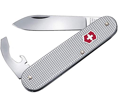 Victorinox V02300.26 Navaja Medio Taschenwerkzeug Alox Bantam, Alox Silber, Gris, M