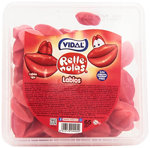 Vidal - Rellenolas Labios - Caramelo de goma - 65 caramelos