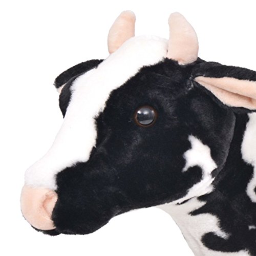 vidaXL Vaca de Peluche Grande de Pie Talla XXL Animal de Juguete Vaquita Niños