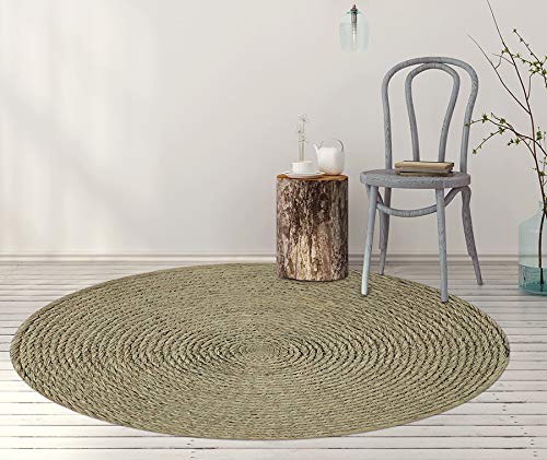 VILBER Natural Look Alfombra Vinilo ALMERIA. Diámetro 155 cm