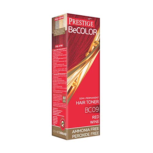 Vips Prestige - BeColor Tinte Semi Permanente Color Vino Tinto BC09, Sin Amoniaco Sin Peroxide