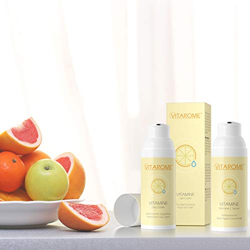 Vitarome - Sérum con vitamina C VITAMINE para estimular de forma natural la síntesis del colágeno, sin parabenos, 50 ml