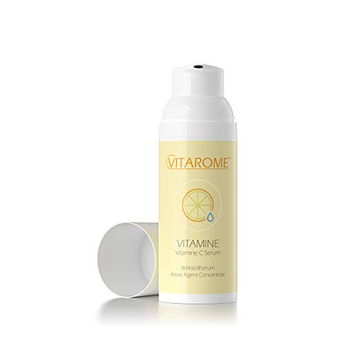 Vitarome - Sérum con vitamina C VITAMINE para estimular de forma natural la síntesis del colágeno, sin parabenos, 50 ml