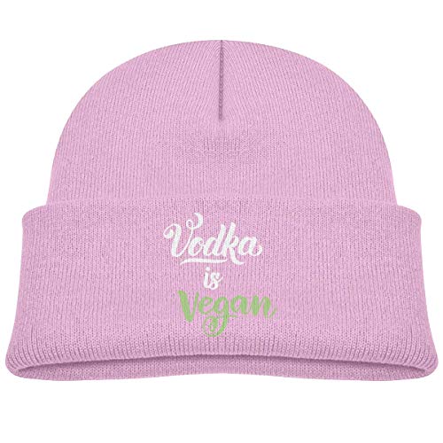 Vodka is Vegan - Vegetarian Baby Boy 's Girl' s Knit Beanie Hat Cotton Soft Skull Cap