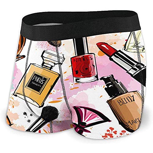 Web--ster Cosméticos y Maquillaje Calzoncillos Boxer para Hombre Ropa Interior cómoda Absorbente con Cintura elástica Talla XL