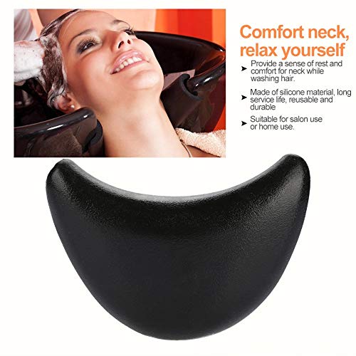 Wghz Almohada del Cuello del silicón, Amortiguador del Cuenco del champú de la Almohada del Cuello del Lavado del Pelo de la peluquería del salón