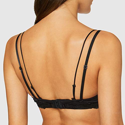 Women's Secret Feminine Lace Black (Revolution Bra) Sujetador sin Tirantes, Negro (Negro 1), 85 (Tamaño del Fabricante: 85B) para Mujer