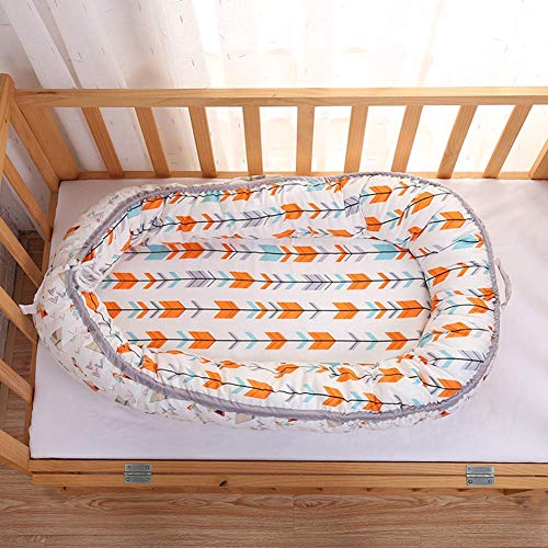 XRZY Tapicería para bebés, Baby Nest Cocoon, algodón para Dormir Adecuado para una Cama de Viaje o una cápsula para Dormir cómoda 45X80cm