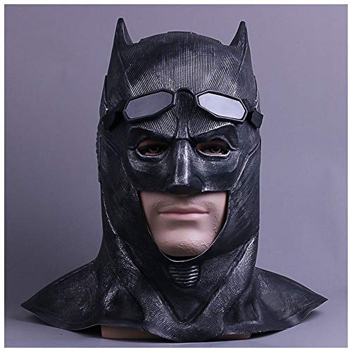 YaPin Liga de la Justicia Batman Mask Headgear Halloween Masquerade Show Dress Up Bar Mask Props COS