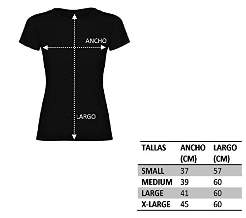 YISAMA Camisetas Personalizadas Dama. T-Shirts para Regalos Restaurantes, Eventos, Empresas, Uniformes (Negro, Large)