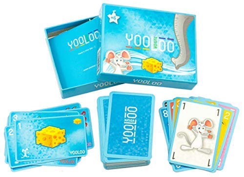 YOOLOO Junior - El Juego de Cartas para niños - También para Aprender números - Juego Educativo - (2 a 8 Jugadores) - Novedad 2018 - Made in Germany