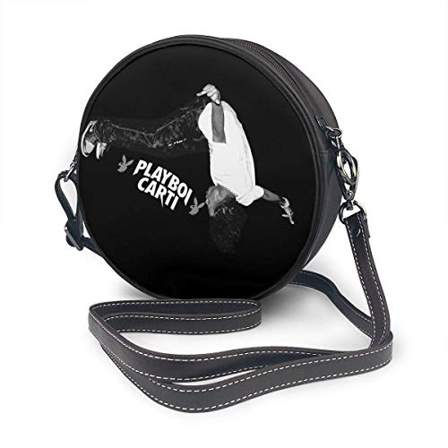 Yuanmeiju Bolso de hombro redondo Playboi Carti Round Single Shoulder Bag