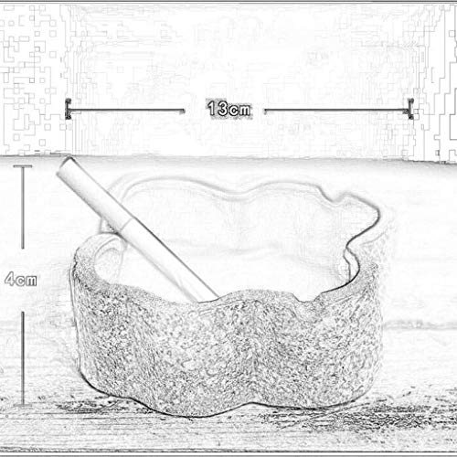 YWSZJ Cenicero - Crystal Aire Libre Interior de Cigarrillos Caso Titular cenicero Ceniza, patrón de Ministerio del Interior de Mesa Hermosa decoración del Arte