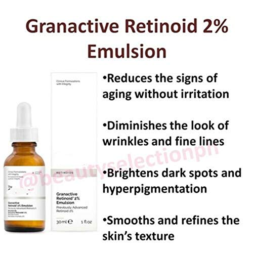 ZGBQ The Ordinary Granactive Retinoid 2% Emulsión Serum Facial antienvejecimiento 30ml (30ml)