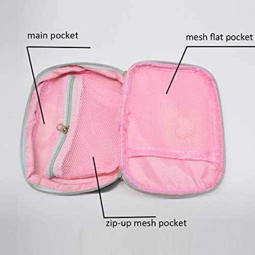 Zuzer Botiquín de Primeros Auxilios, 2PCS Bolsa Médica Vacio Bolso de Primeros Auxilios Bolsa de Medicinas para Coche Camping Viajes